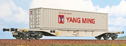 Amintiri AF30051 - H0 - Containertragwagen Yang Ming, CFR Marfa, Ep. VI